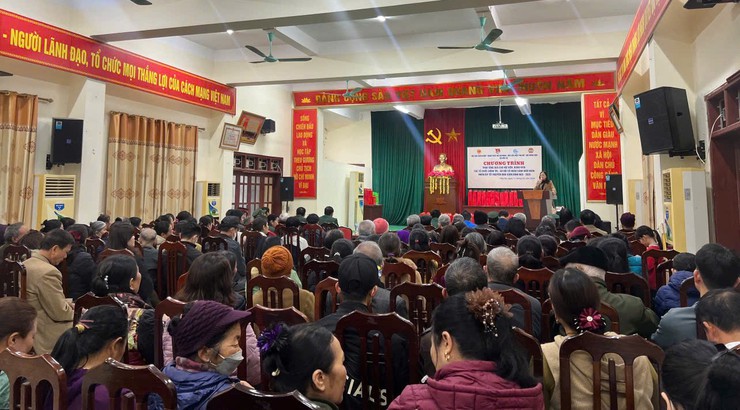 Các tổ chức chính trị - xã hội xã Hòa Xá chung tay chăm lo Tết cho đoàn viên, hội viên có hoàn cảnh khó khăn- Ảnh 2.