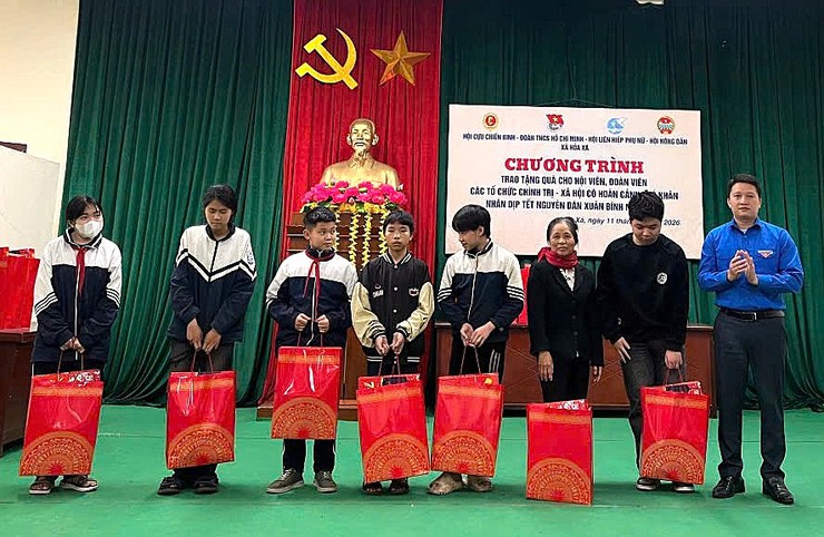 Các tổ chức chính trị - xã hội xã Hòa Xá chung tay chăm lo Tết cho đoàn viên, hội viên có hoàn cảnh khó khăn- Ảnh 6.