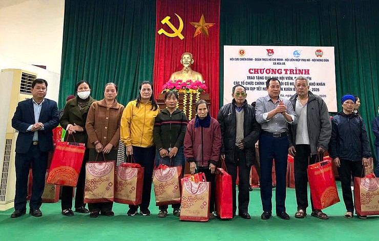 Các tổ chức chính trị - xã hội xã Hòa Xá chung tay chăm lo Tết cho đoàn viên, hội viên có hoàn cảnh khó khăn- Ảnh 5.