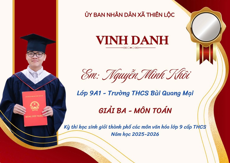 VINH DANH THÀNH TÍCH HỌC SINH GIỎI CẤP THÀNH PHỐ- Ảnh 6.