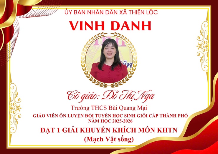 VINH DANH THÀNH TÍCH HỌC SINH GIỎI CẤP THÀNH PHỐ- Ảnh 16.