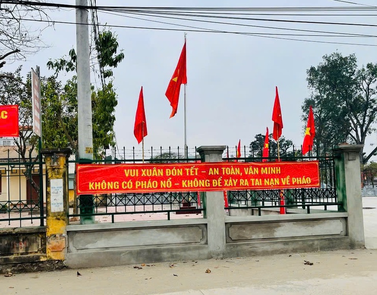 Rộn ràng không khí trang trí đón Tết Nguyên đán Bính Ngọ 2026 trên địa bàn xã Thường Tín- Ảnh 2.