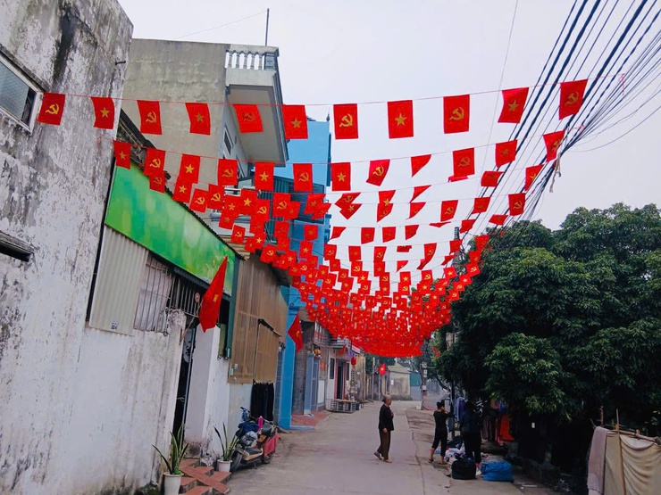 Rộn ràng không khí trang trí đón Tết Nguyên đán Bính Ngọ 2026 trên địa bàn xã Thường Tín- Ảnh 8.