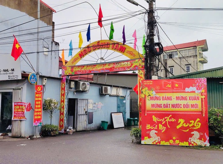 Rộn ràng không khí trang trí đón Tết Nguyên đán Bính Ngọ 2026 trên địa bàn xã Thường Tín- Ảnh 1.