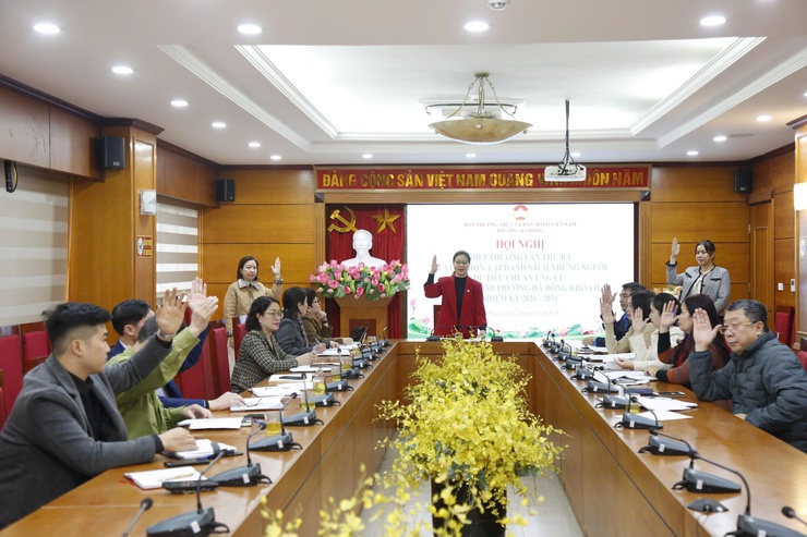 Phường Hà Đông tổ chức Hội nghị hiệp thương lần thứ ba, lập danh sách chính thức 48 người ứng cử đại biểu HĐND nhiệm kỳ 2026–2031- Ảnh 4.