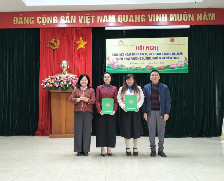 Phường Kiến Hưng tổng kết hoạt động tín dụng chính sách năm 2025- Ảnh 3.