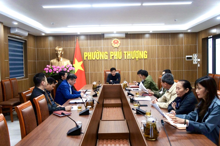 UBND phường Phú Thượng họp rà soát công tác chuẩn bị tổ chức “Tết trồng cây đời đời nhớ ơn Bác Hồ” Xuân Bính Ngọ 2026- Ảnh 1.