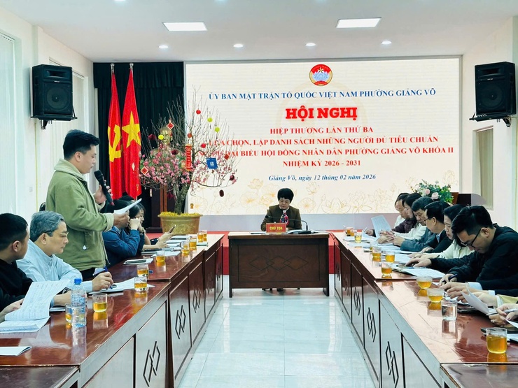 Phường Giảng Võ: hiệp thương lần thứ Ba lựa chọn, lập danh sách những người đủ tiêu chuẩn ứng cử đại biểu HĐND phường- Ảnh 2.