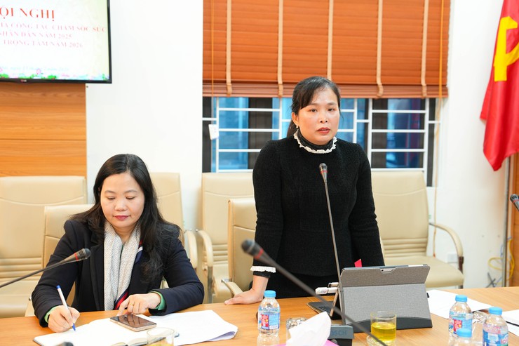 Hội nghị báo cáo đánh giá công tác chăm sóc sức khoẻ nhân dân năm 2025, nhiệm vụ trọng tâm năm 2026- Ảnh 3.