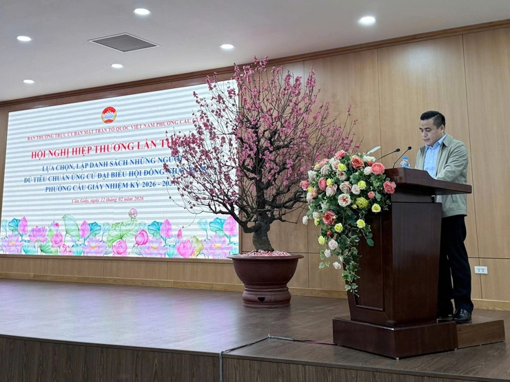 Ủy ban MTTQ Việt Nam phường Cầu Giấy tổ chức Hội nghị hiệp thương lần thứ ba, lập danh sách người đủ tiêu chuẩn ứng cử đại biểu HĐND phường nhiệm kỳ 2026–2031- Ảnh 2.