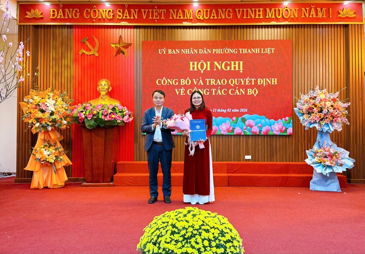 Thanh Liệt: Công bố Quyết định bổ nhiệm Hiệu trưởng Trường Tiểu học Phạm Tu- Ảnh 1.