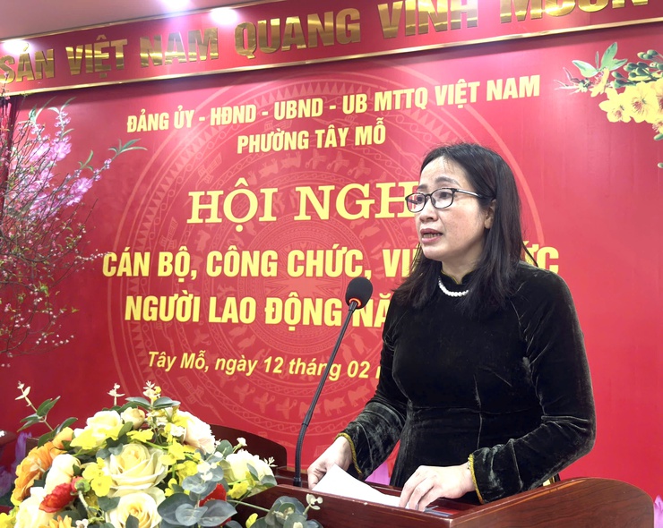 Phường Tây Mỗ tổ chức thành công hội nghị cán bộ, công chức, viên chức, người lao động năm 2026- Ảnh 5.