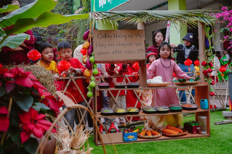 Lễ hội gói bánh chưng mang “Xuân yêu thương” đến học sinh Trường Mầm non Phụng Châu- Ảnh 29.