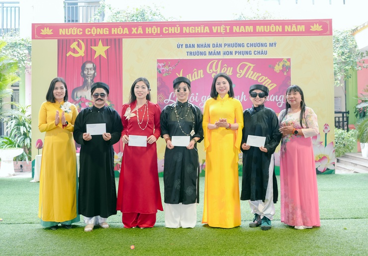 Lễ hội gói bánh chưng mang “Xuân yêu thương” đến học sinh Trường Mầm non Phụng Châu- Ảnh 31.