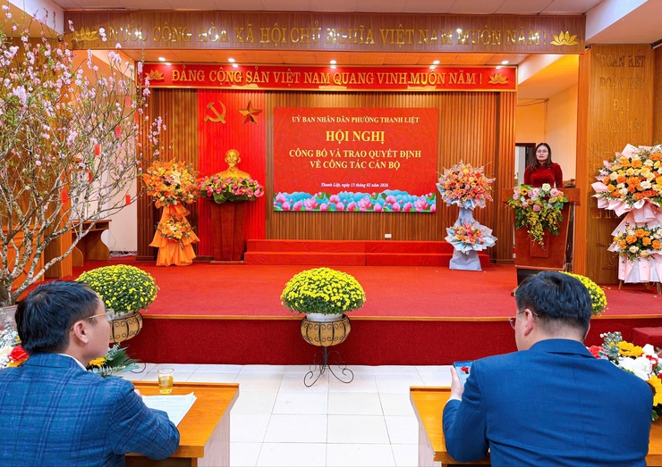 Thanh Liệt: Công bố Quyết định bổ nhiệm Hiệu trưởng Trường Tiểu học Phạm Tu- Ảnh 2.