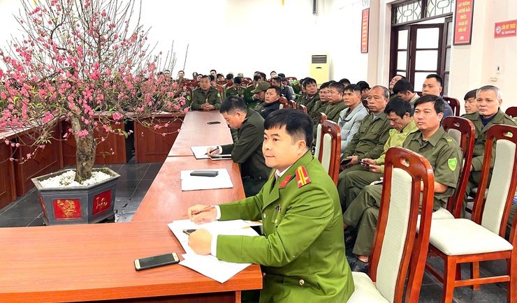 Công an xã Đoài Phương: Bảo vệ an toàn Lễ hội Đền Măng Sơn Xuân Bính Ngọ - Ảnh 1.