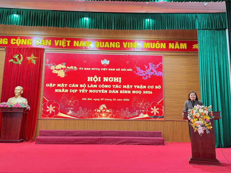 MẶT TRẬN NỘI BÀI GẶP MẶT MỪNG ĐẢNG, MỪNG XUÂN, TRIỂN KHAI NHIỆM VỤ TRƯỚC, TRONG VÀ SAU TẾT BÍNH NGỌ 2026- Ảnh 5.