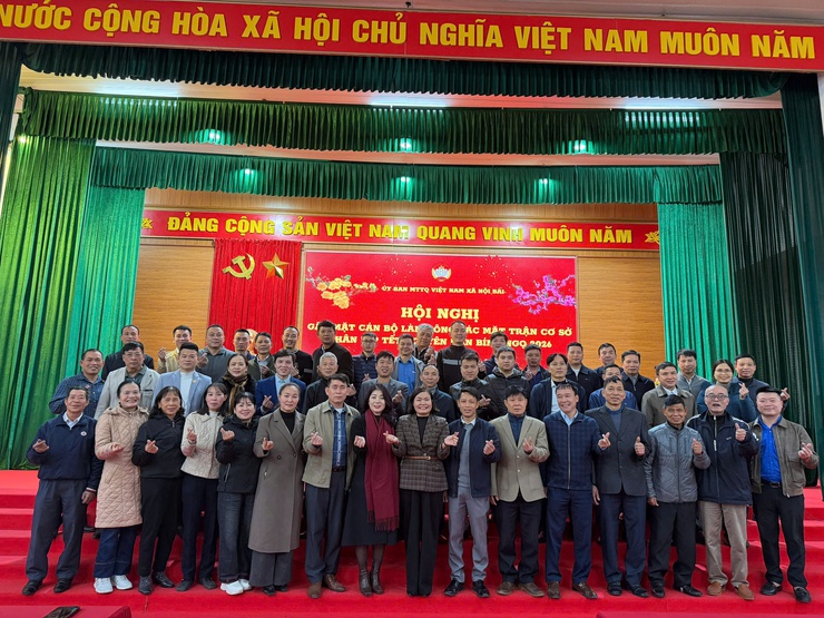 MẶT TRẬN NỘI BÀI GẶP MẶT MỪNG ĐẢNG, MỪNG XUÂN, TRIỂN KHAI NHIỆM VỤ TRƯỚC, TRONG VÀ SAU TẾT BÍNH NGỌ 2026- Ảnh 6.