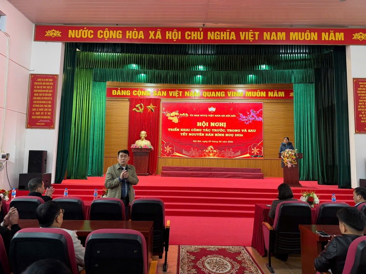 MẶT TRẬN NỘI BÀI GẶP MẶT MỪNG ĐẢNG, MỪNG XUÂN, TRIỂN KHAI NHIỆM VỤ TRƯỚC, TRONG VÀ SAU TẾT BÍNH NGỌ 2026- Ảnh 1.