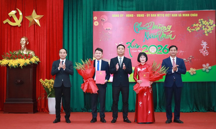 Xã Minh Châu tổ chức gặp mặt, chúc mừng năm mới Xuân Bính Ngọ 2026- Ảnh 9.