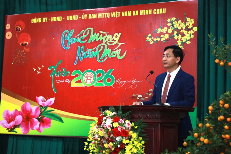 Xã Minh Châu tổ chức gặp mặt, chúc mừng năm mới Xuân Bính Ngọ 2026- Ảnh 10.