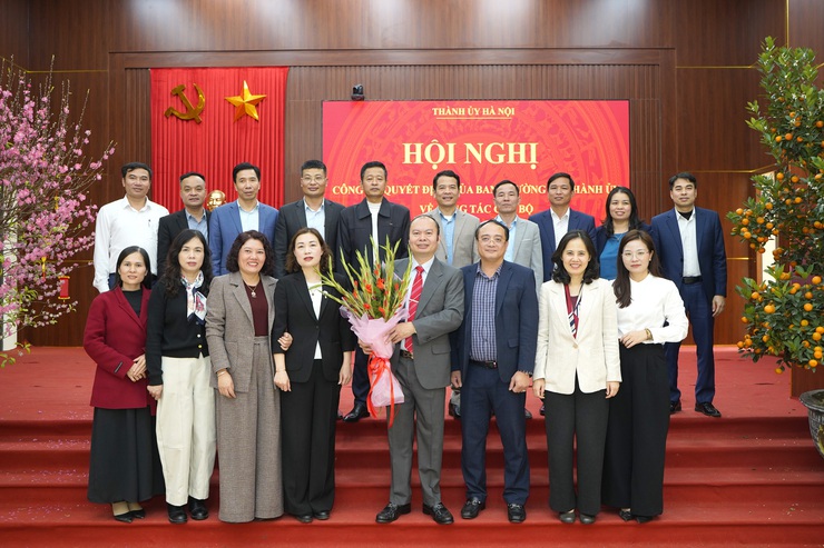 Hội nghị công bố Quyết định của Ban Thường vụ Thành uỷ Chuẩn y Bí thư Đảng uỷ xã Chuyên Mỹ- Ảnh 7.