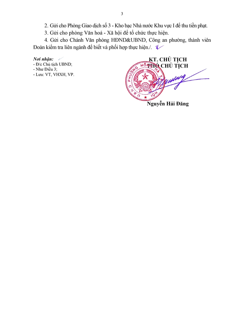 PHƯỜNG HỒNG HÀ: XỬ PHẠT 4 TRIỆU ĐỒNG ĐỐI VỚI HỘ KINH DOANH VI PHẠM QUY ĐỊNH VỀ AN TOÀN THỰC PHẨM- Ảnh 3.