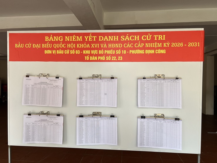 Đoàn khảo sát Thường trực HĐND phường Định Công kiểm tra công tác chuẩn bị bầu cử đại biểu Quốc hội và HĐND các cấp nhiệm kỳ 2026 - 2031- Ảnh 5.