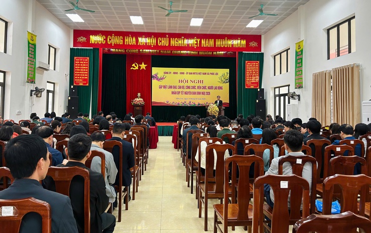 Phúc Lộc: Gặp mặt, chúc Tết cán bộ, công chức, viên chức, người lao động nhân dịp Tết Nguyên đán Bính Ngọ 2026- Ảnh 4.