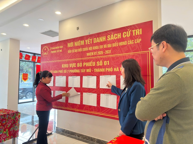 Phường Tây Mỗ: Tập trung cao độ cho công tác chuẩn bị bầu cử đại biểu Quốc hội khóa XVI và đại biểu HĐND các cấp nhiệm kỳ 2026-2031- Ảnh 8.