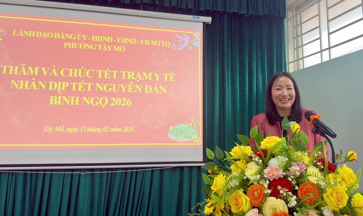 Lãnh đạo phường Tây Mỗ thăm, động viên các đơn vị ứng trực Tết Bính Ngọ 2026- Ảnh 6.