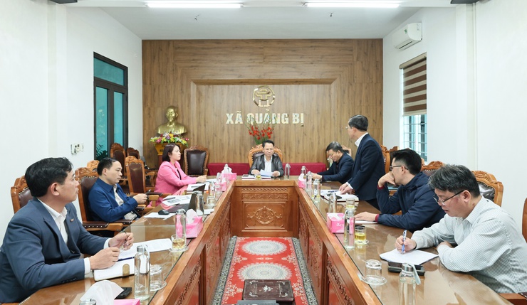 UBND xã Quảng Bị tổ chức hội nghị triển khai công tác trang trí trực quan khu vực bầu cử đại biểu Quốc hội khóa XVI và đại biểu HĐND các cấp nhiệm kỳ 2026-2031- Ảnh 2.