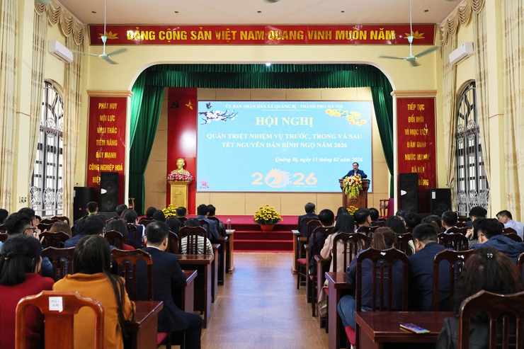 UBND xã Quảng Bị triển khai nhiệm vụ trọng tâm trước, trong và sau Tết Nguyên đán Bính Ngọ 2026- Ảnh 4.