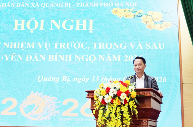 UBND xã Quảng Bị triển khai nhiệm vụ trọng tâm trước, trong và sau Tết Nguyên đán Bính Ngọ 2026- Ảnh 1.