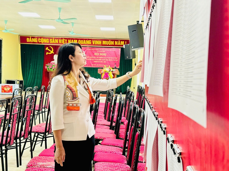 Chặt chẽ, dân chủ trong triển khai quy trình bầu cử tại xã Nam Phù- Ảnh 5.