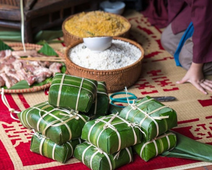 Gìn giữ nét đẹp truyền thống qua những chiếc bánh chưng ngày Tết- Ảnh 3.