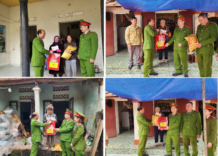 Công an xã Quảng Bị tri ân các anh hùng liệt sĩ và tặng quà 50 hộ có hoàn cảnh khăn nhân dịp Tết nguyên đán Bính Ngọ 2026. - Ảnh 7.