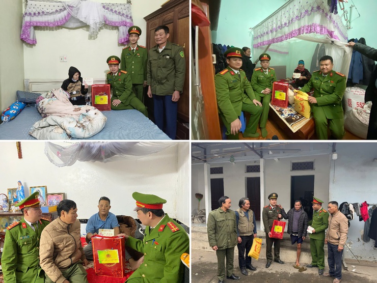 Công an xã Quảng Bị tri ân các anh hùng liệt sĩ và tặng quà 50 hộ có hoàn cảnh khăn nhân dịp Tết nguyên đán Bính Ngọ 2026. - Ảnh 8.