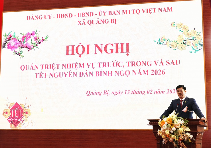 Đảng ủy xã Quảng Bị quán triệt tổ chức Nghị quyết Đại hội XIV của Đảng và nhiệm trọng tâm trước, trong và quán triệt sau Tết Nguyên đán Bính Ngọ- Ảnh 3.