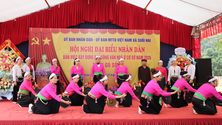 Tết của người Mường ở xã Suối Hai- Ảnh 1.