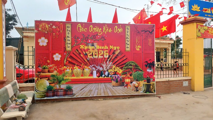 Xã Bình Minh tăng cường kiểm tra công tác trang trí tuyên truyền, vệ sinh môi trường mừng Xuân Bính Ngọ 2026- Ảnh 1.