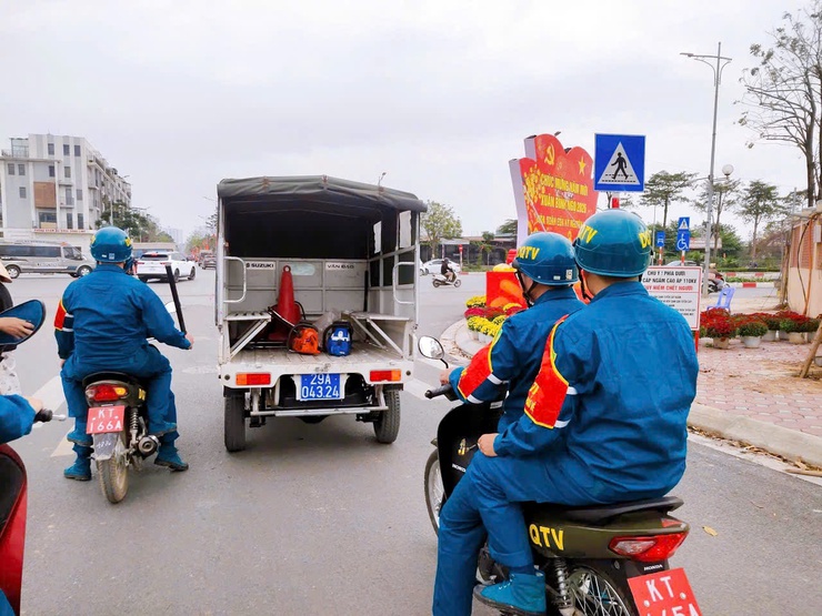Phường Thanh Liệt ra quân tuần tra, kiểm soát bảo đảm an ninh trật tự- Ảnh 3.