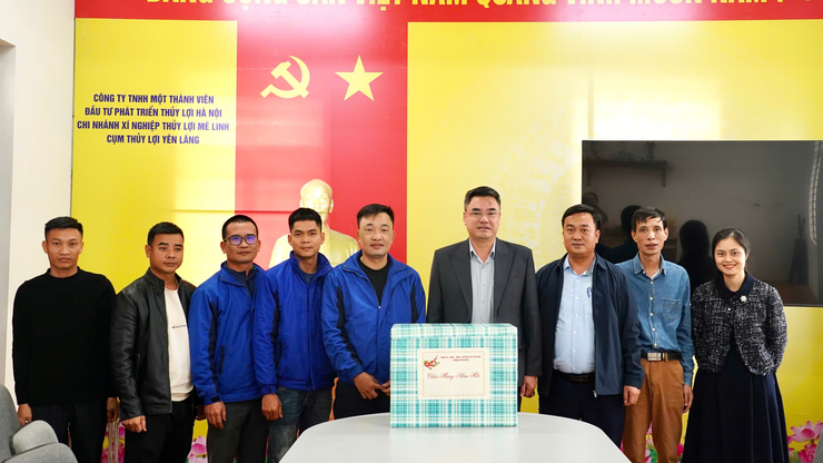 Lãnh đạo xã Yên Lãng thăm, chúc Tết các đơn vị nhân dịp chuẩn bị đón Xuân Bính Ngọ 2026- Ảnh 3.