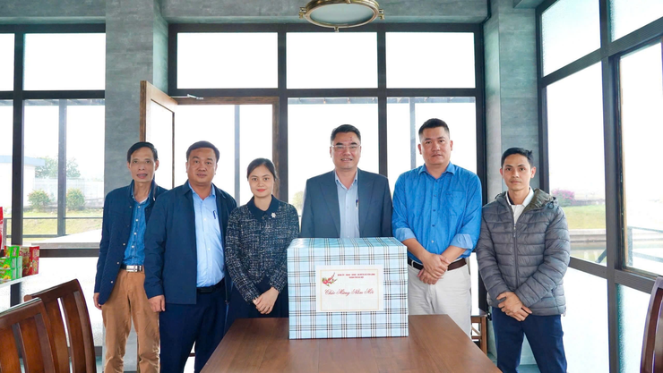 Lãnh đạo xã Yên Lãng thăm, chúc Tết các đơn vị nhân dịp chuẩn bị đón Xuân Bính Ngọ 2026- Ảnh 5.