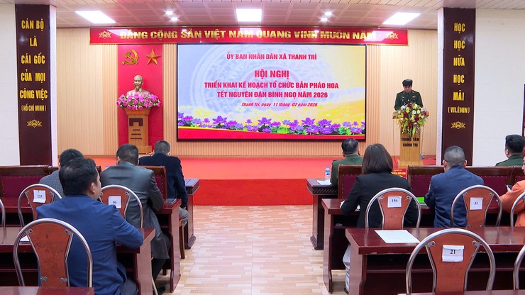 Xã Thanh Trì: Triển khai kế hoạch tổ chức bắn pháo hoa Tết Nguyên đán Bính Ngọ năm 2026- Ảnh 1.