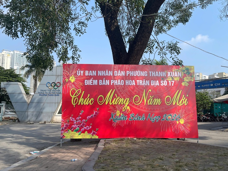 Phường Thanh Xuân sẵn sàng cho đêm pháo hoa rực rỡ mừng xuân Bính Ngọ 2026- Ảnh 1.