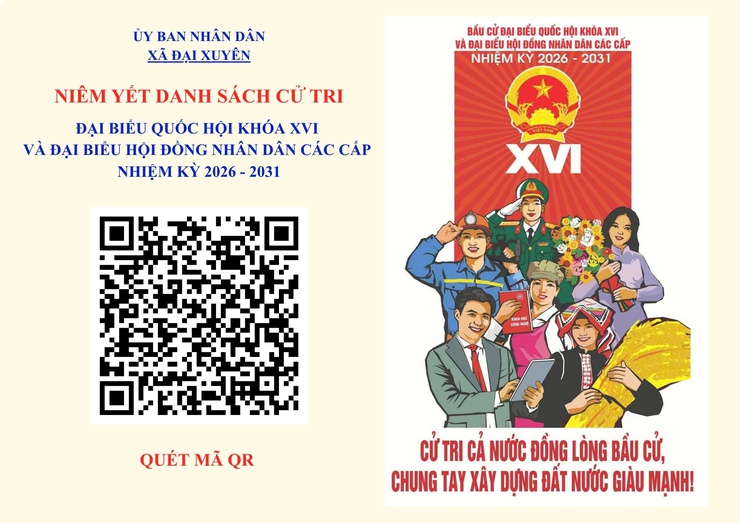 ĐẠI XUYÊN TRIỂN KHAI HIỆU QUẢ SỐ HÓA DANH SÁCH CỬ TRI PHỤC VỤ BẦU CỬ QUỐC HỘI KHÓA XVI VÀ HĐND CÁC CẤP NHIỆM KỲ 2026–2031- Ảnh 1.