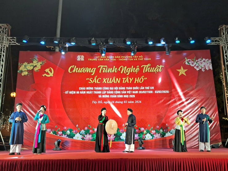 "Sắc Xuân Tây Hồ" – Chương trình nghệ thuật đặc sắc chào đón năm mới Bính Ngọ 2026- Ảnh 2.