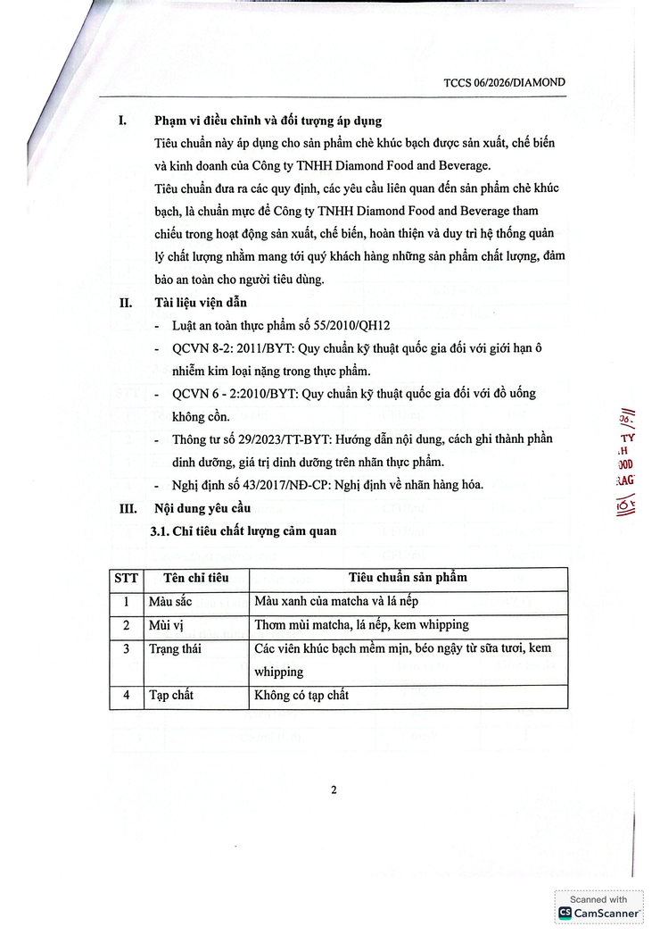 Bản tự công bố sản phẩm Chè Khúc bạch- Ảnh 12.