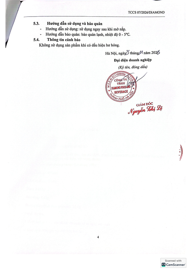 Bản tự công bố sản phẩm Chè hạt đác chanh leo- Ảnh 14.